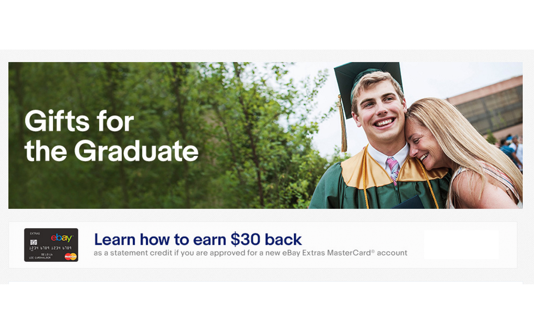 Ebay Ad with Grad